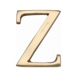 M Marcus Heritage Brass Letter Z - Pin Fix 51mm